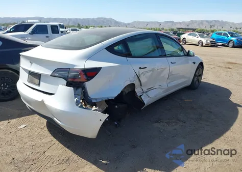 2021 Tesla Model 3 Standard Range Plus Rear-Wheel Drive from USA, damaged, VIN 5YJ3E1EA9MF994855